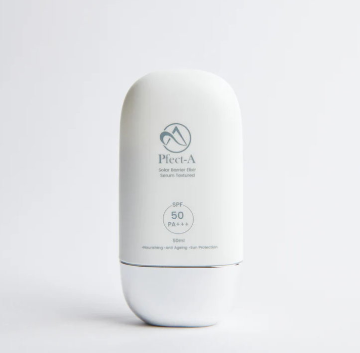 bottle of sunscreen